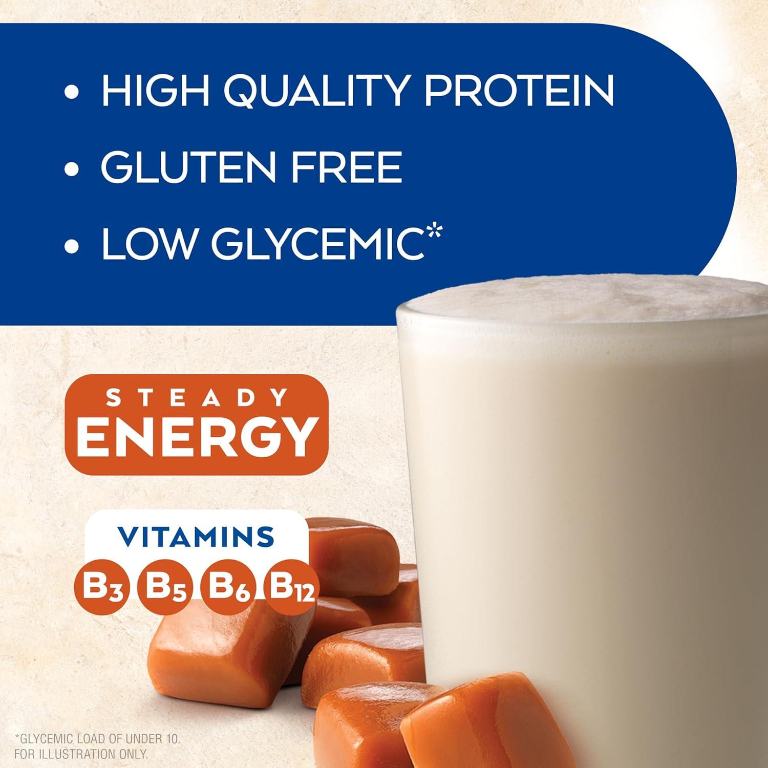 image:imageAtkins Atkins Energy Shake Creamy Caramel 4 Count Pack of 31 Fl Oz Pack of 12