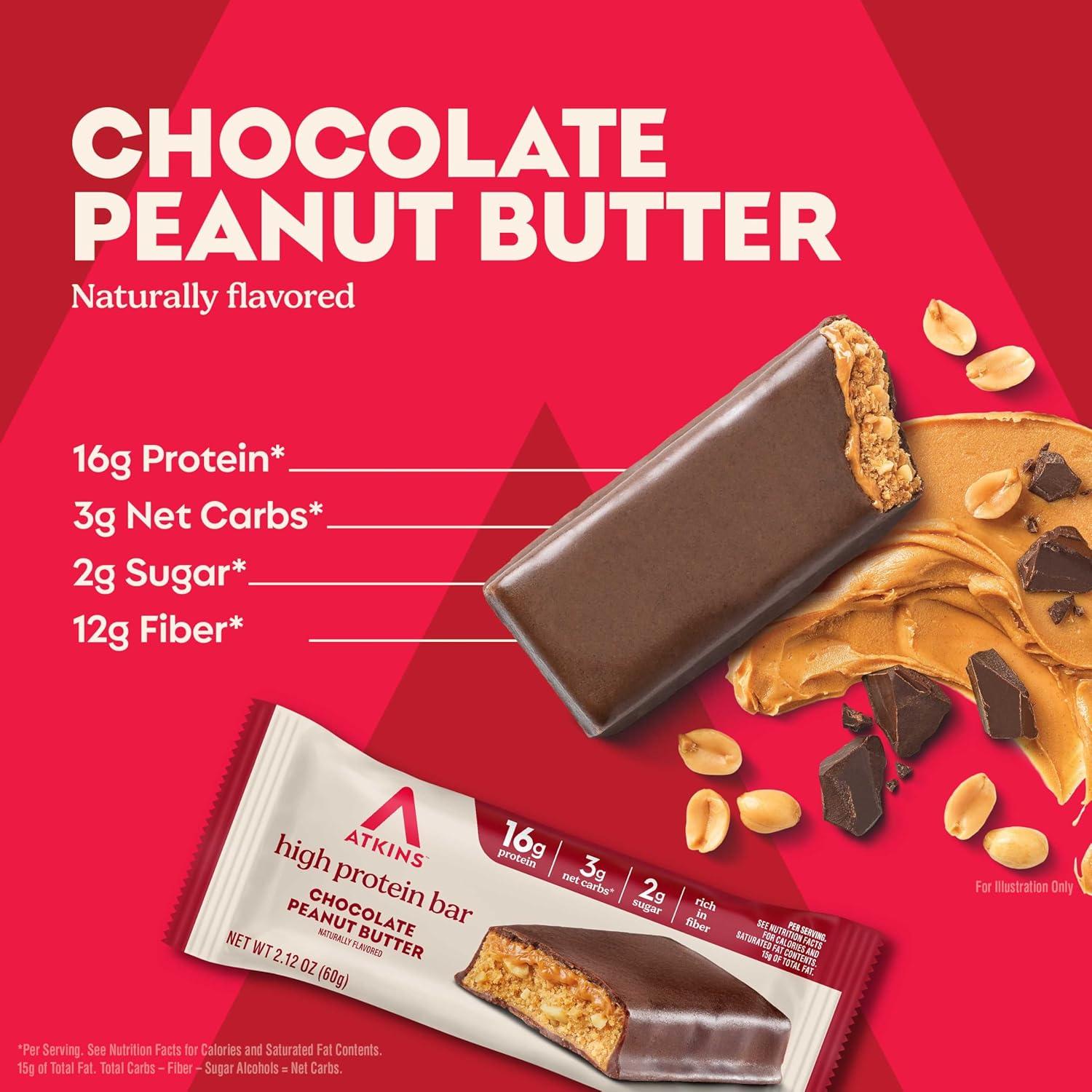 image:imageAtkins Blueberry Greek Yogurt amp Strawberry Shortcake High Protein Bar High Fiber Keto Friendly 12 Count 6 Bars Each FlavorSnack Food Bar