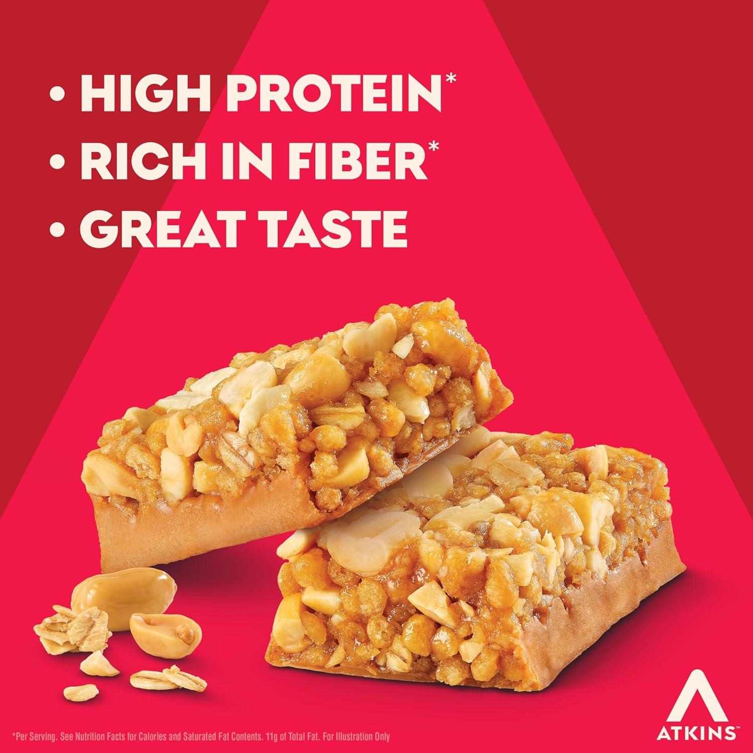 image:imageAtkins Blueberry Greek Yogurt amp Strawberry Shortcake High Protein Bar High Fiber Keto Friendly 12 Count 6 Bars Each FlavorSnack Food Bar