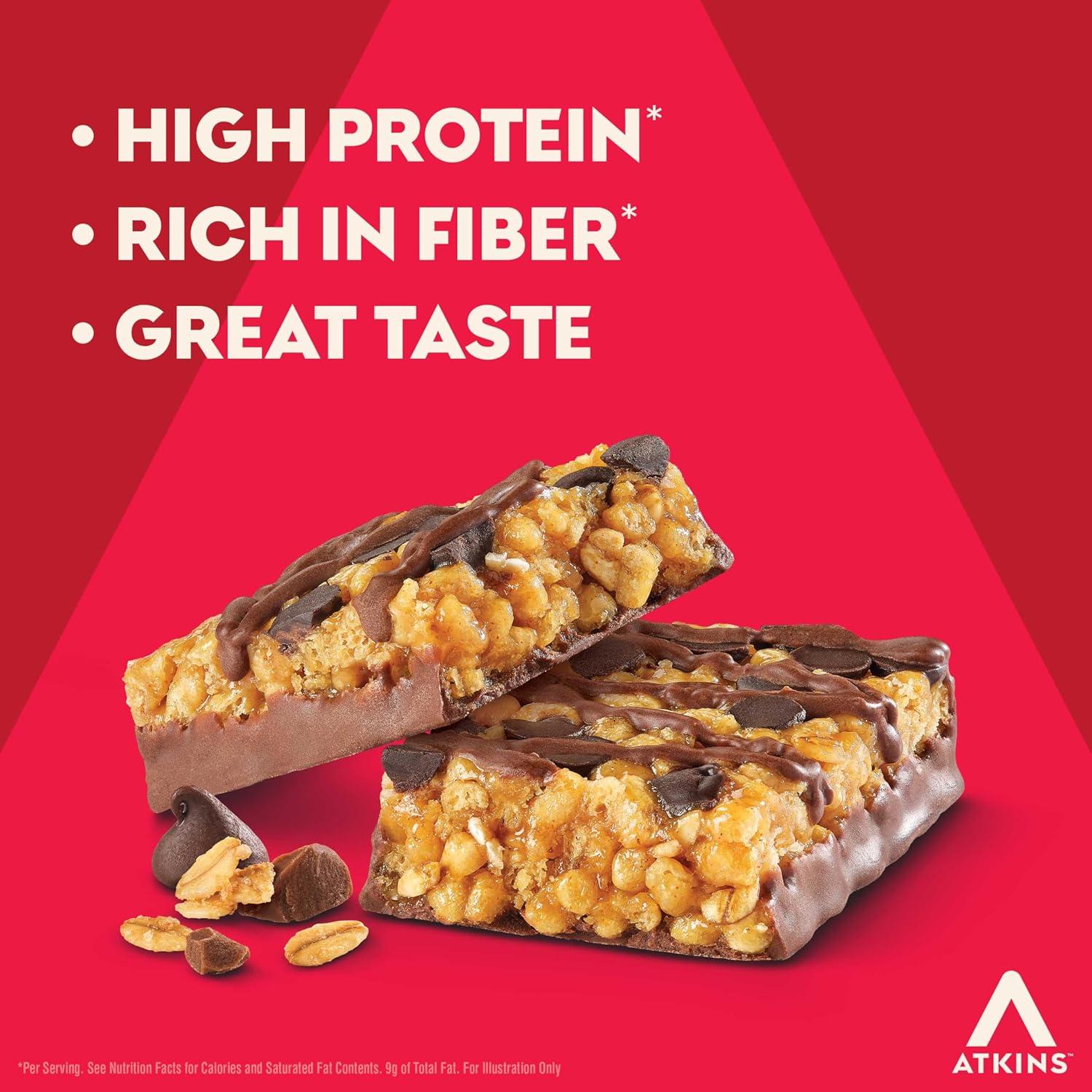 image:imageAtkins Blueberry Greek Yogurt amp Strawberry Shortcake High Protein Bar High Fiber Keto Friendly 12 Count 6 Bars Each FlavorSnack Food Bar