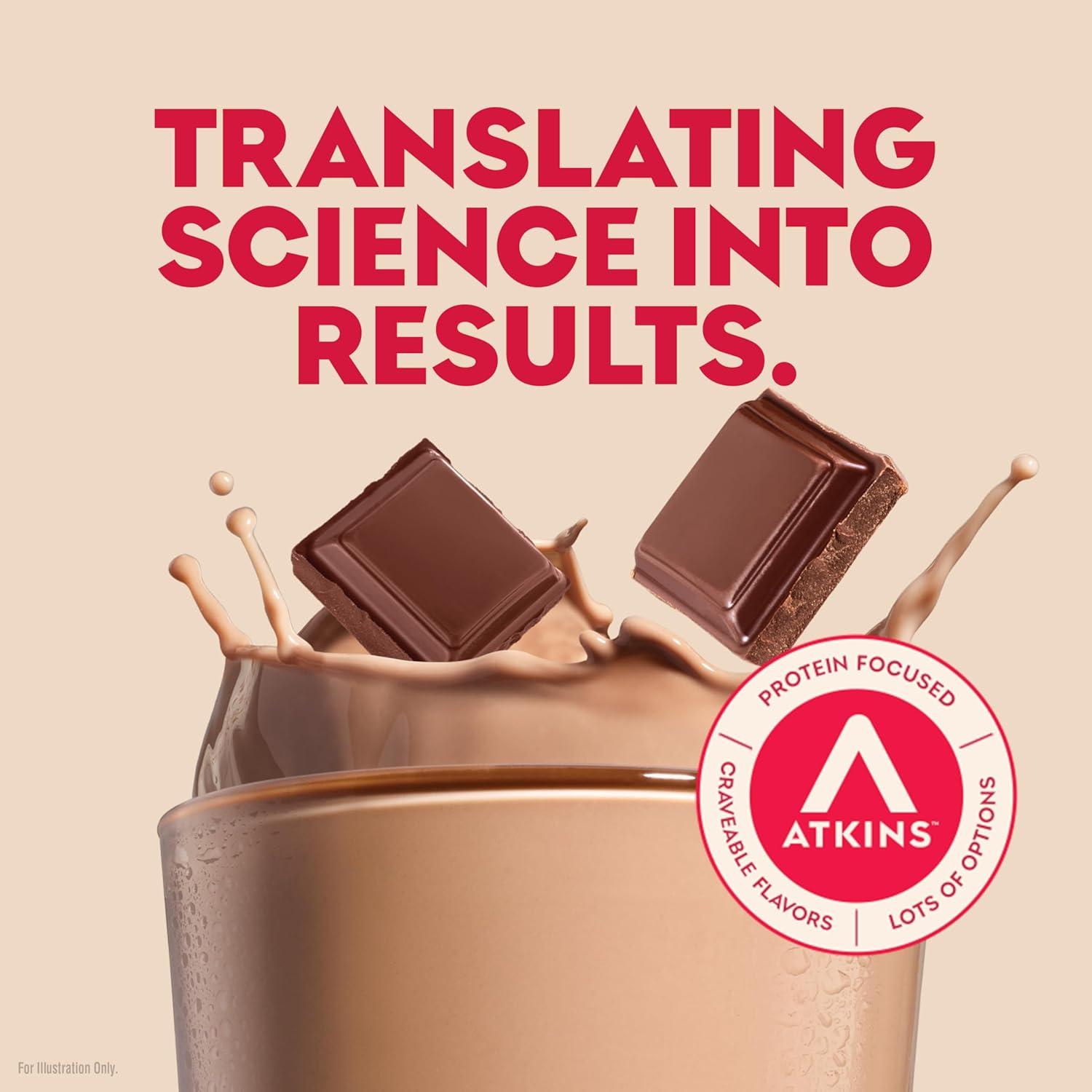 image:imageAtkins Dark Chocolate Royale Protein Shake High Protein Shakes Low Glycemic Low Carb and Low Sugar Chocolate Flavored Protein Shakes Keto Friendly 12 CountStrawberry Milk Chocolate Vanilla