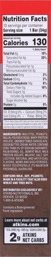 image:imageAtkins Endulge Caramel Nut Chew Bar Low Sugar Snack Dessert Bar High Fiber Bar 1g Sugar 10 Count10 Count Pack of 1
