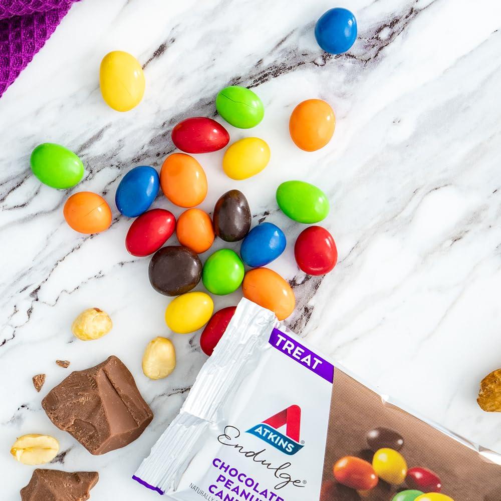 image:imageAtkins Endulge Treat Peanut Butter Candies 2g Net Carbs 2g Sugar Creamy Peanut Butter Filling Low Carb Low Sugar 4 Packs 5 Count EachChocolate Peanut Candies