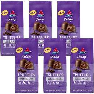 image:imageAtkins Endulge Milk Chocolate Truffles Low Sugar Low Carb Keto Friendly 6 pack 12 Truffles each PackMilk Chocolate